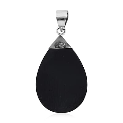 Abalone Shell Pendant in Sterling Silver