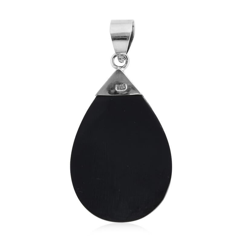 Abalone Shell Pendant in Sterling Silver