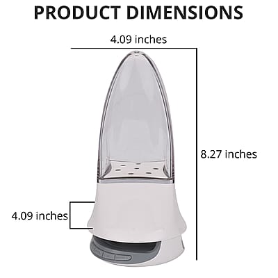 Water Dancing Speaker - White , Best Portable Bluetooth Speaker , Small Wireless Speaker , Indoor Outdoor Speaker