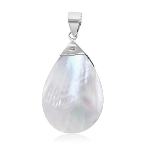 Mother Of Pearl Pendant in Sterling Silver
