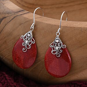 Sponge Coral Earrings in Sterling Silver