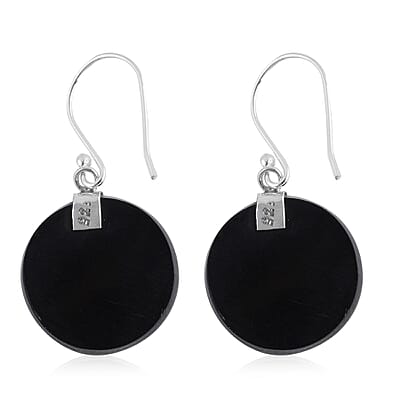 Abalone Shell Turtle Earrings in Sterling Silver