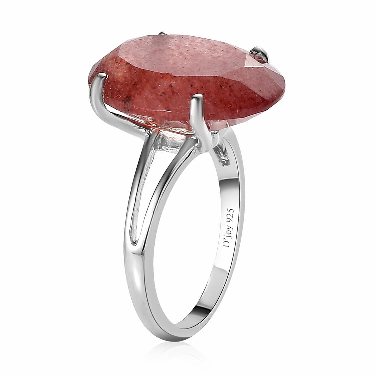 Natural Tanzanian Natronite Solitaire Ring in Platinum Over Sterling Silver (Size 8.0) 10.90 ctw image number 3