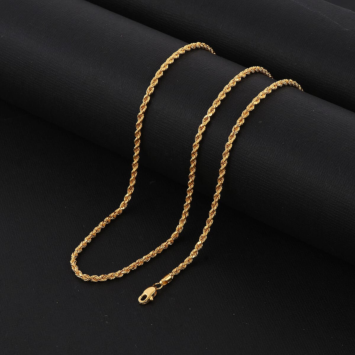 Doorbuster JCK Closeout 22K Yellow Gold 2.35mm Rope Necklace 20 Inches 7.60 Grams image number 1