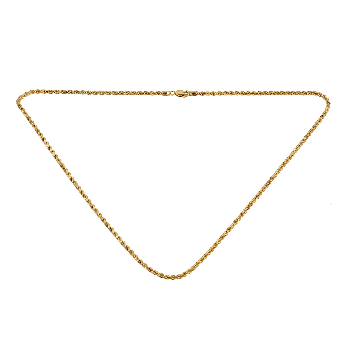Doorbuster JCK Closeout 22K Yellow Gold 2.35mm Rope Necklace 20 Inches 7.60 Grams image number 6