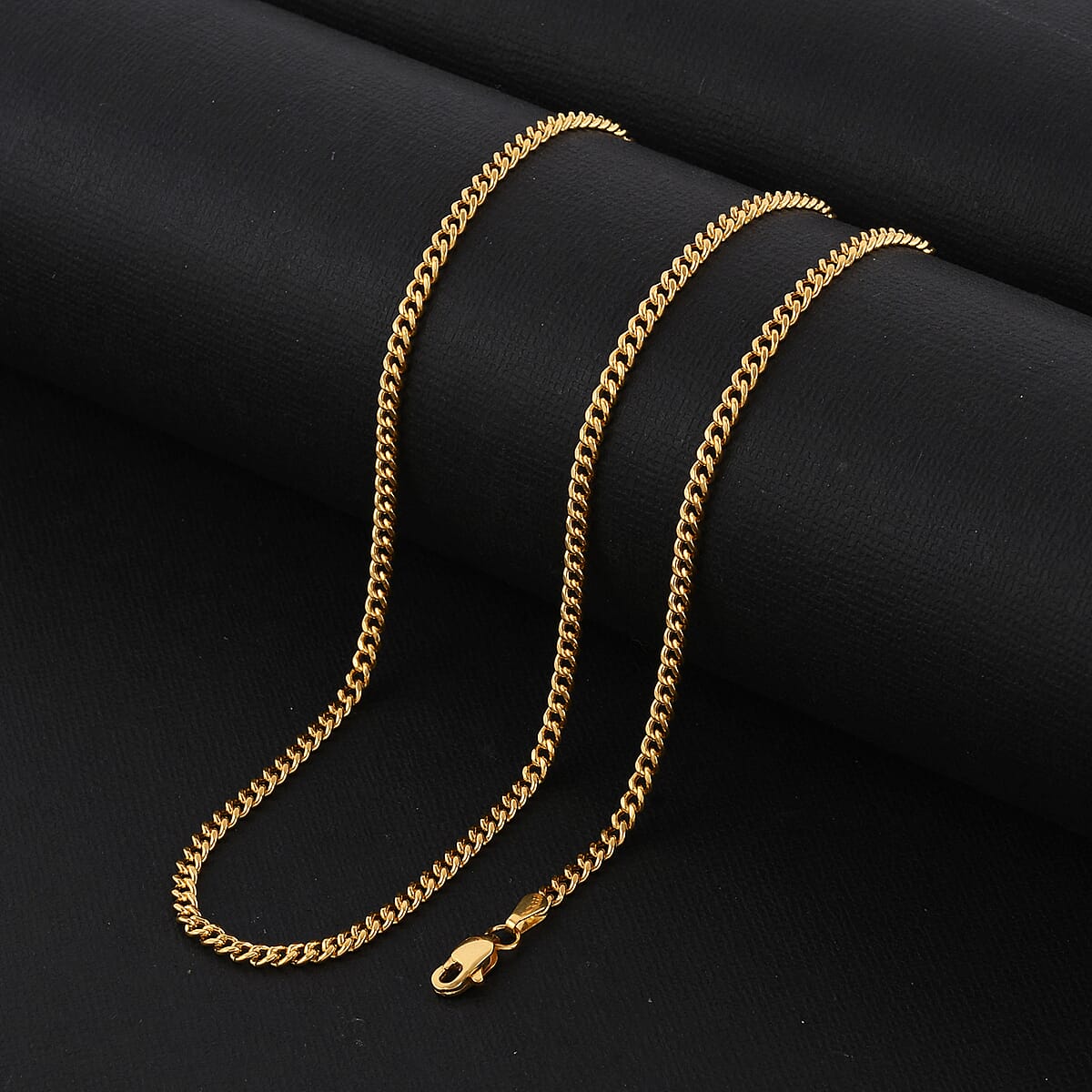JCK Closeout 22K Yellow Gold 2.35mm Miami Cuban Chain Necklace 20 Inches 7 Grams image number 1