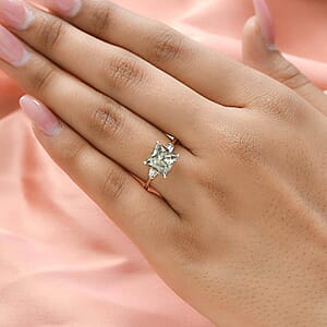 Luxoro 14K Yellow Gold AAA Turkizite and G-H I3 Diamond Ring (Size 6.0) 3.00 ctw