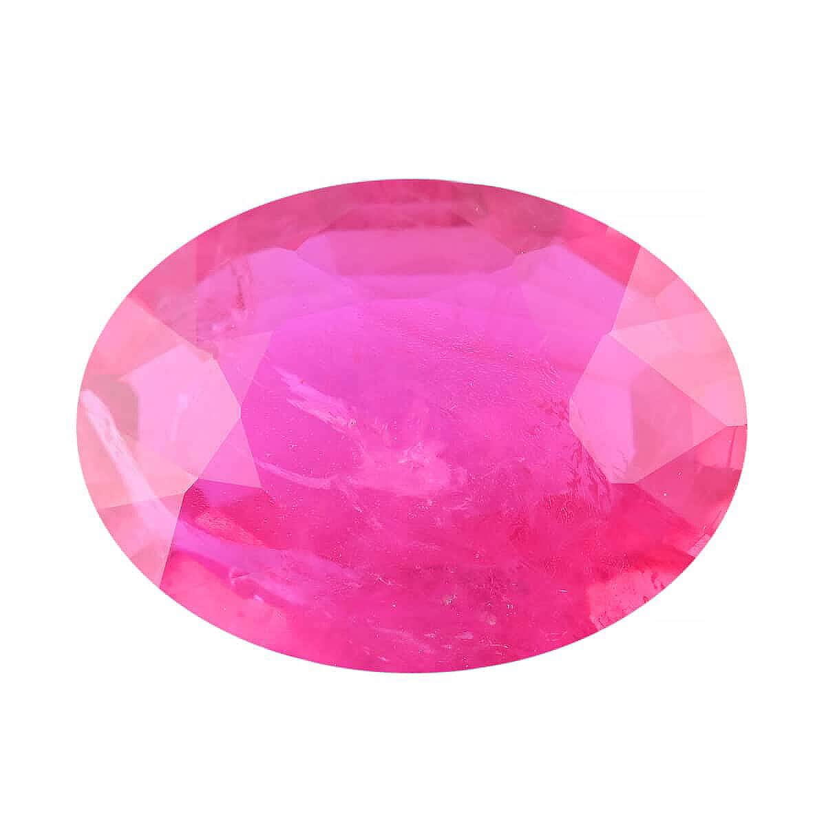 AAA Mozambique Ruby, Oval Shaped Ruby, Loose Gemstone, Loose Stones (Ovl 8x6 mm) 1.25 ctw image number 0