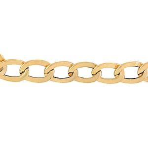 Maestro Gold Collection Italian 18K Yellow Gold Antico Oro Hammered Curb Bracelet (7.00 Inches) (4.21 Grams)