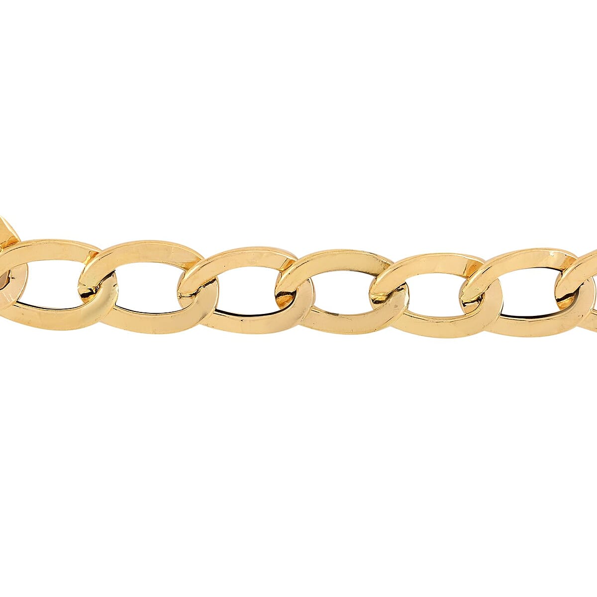 Maestro Gold Collection Italian 18K Yellow Gold Antico Oro Hammered Bold Curb Bracelet (8.00 In) 4.67 Grams image number 2