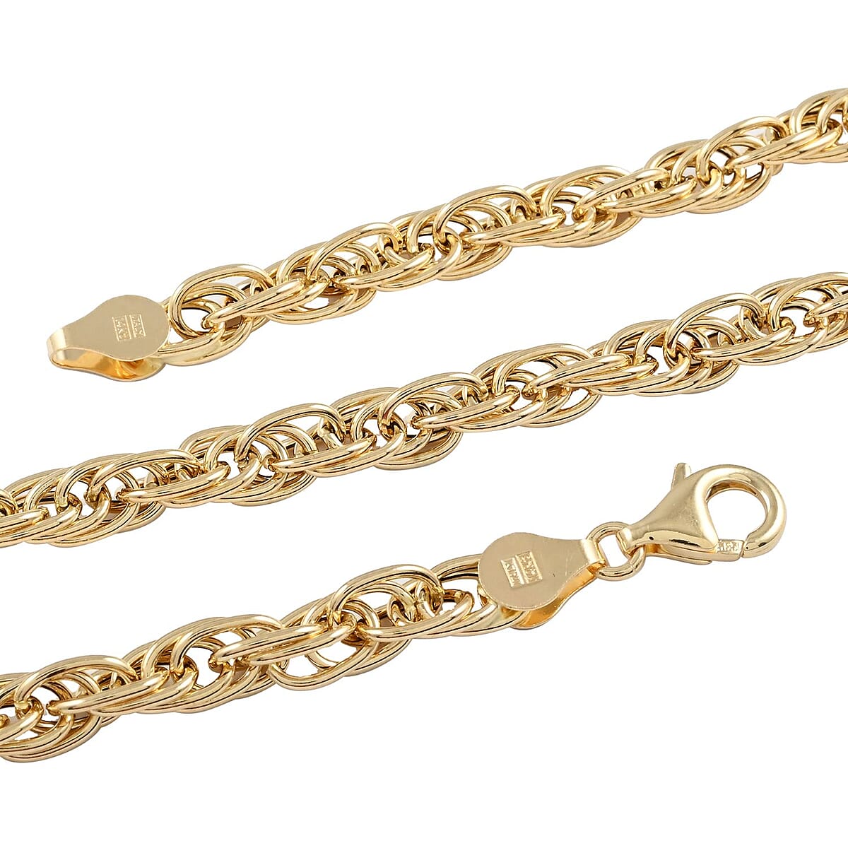 Maestro Gold Collection Italian 14K Yellow Gold Grande Torchon Necklace 20 Inches 9.50 Grams image number 2