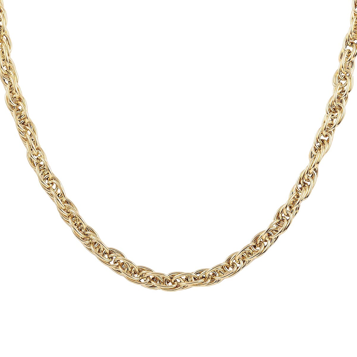 Maestro Gold Collection Italian 14K Yellow Gold Grande Torchon Necklace 20 Inches 9.50 Grams image number 3