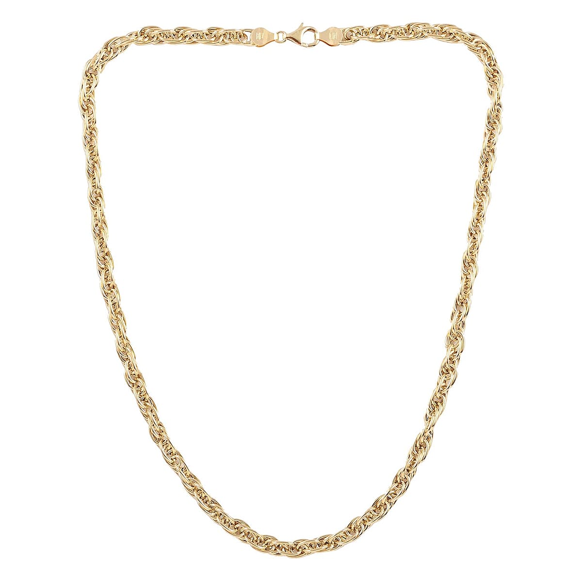 Maestro Gold Collection Italian 14K Yellow Gold Grande Torchon Necklace 20 Inches 9.50 Grams image number 5