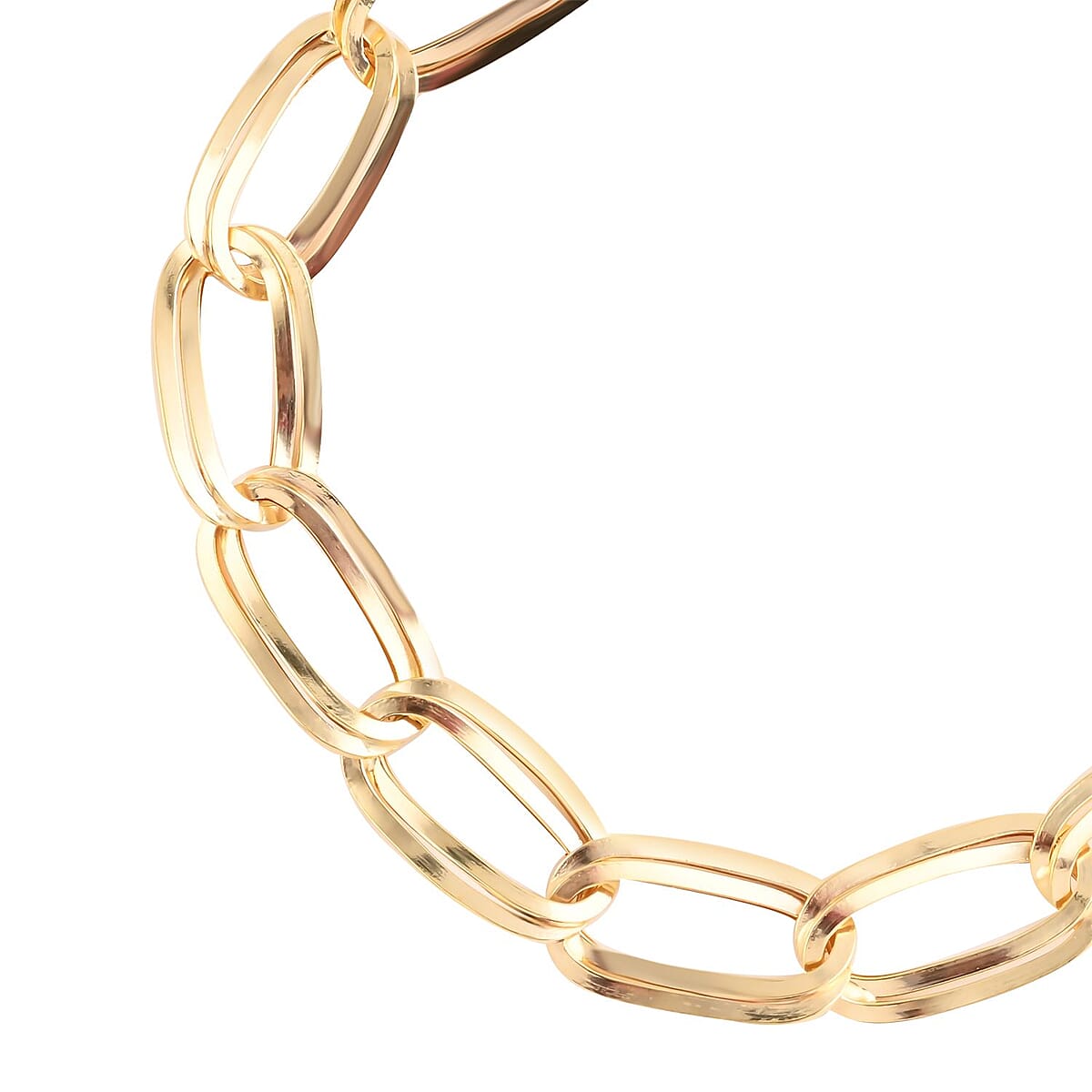 Maestro Gold Collection Italian 10K Yellow Gold Double Link Bracelet (7.50 In) 3.40 Grams image number 2