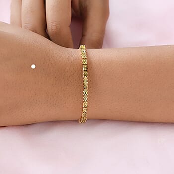 Yellow Diamond in Yellow Gold Vermeil - Product card gallery slide 3 (9431437902079)