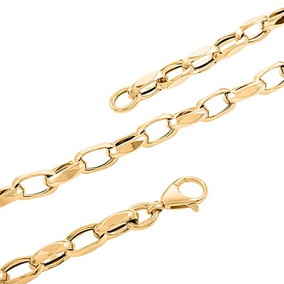 Italian 7mm Diamond Cut Torchon Necklace in 14K Yellow Gold 13.20 Grams 20 Inches