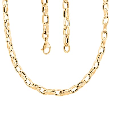 Italian 7mm Diamond Cut Torchon Necklace in 14K Yellow Gold 13.20 Grams 20 Inches