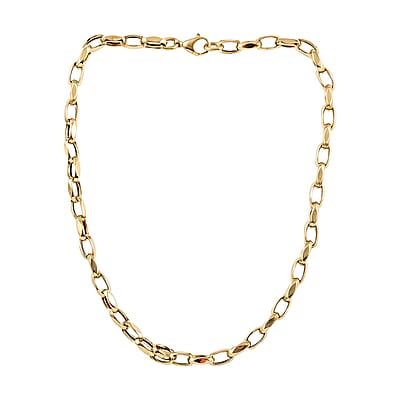 Italian 7mm Diamond Cut Torchon Necklace in 14K Yellow Gold 13.20 Grams 20 Inches