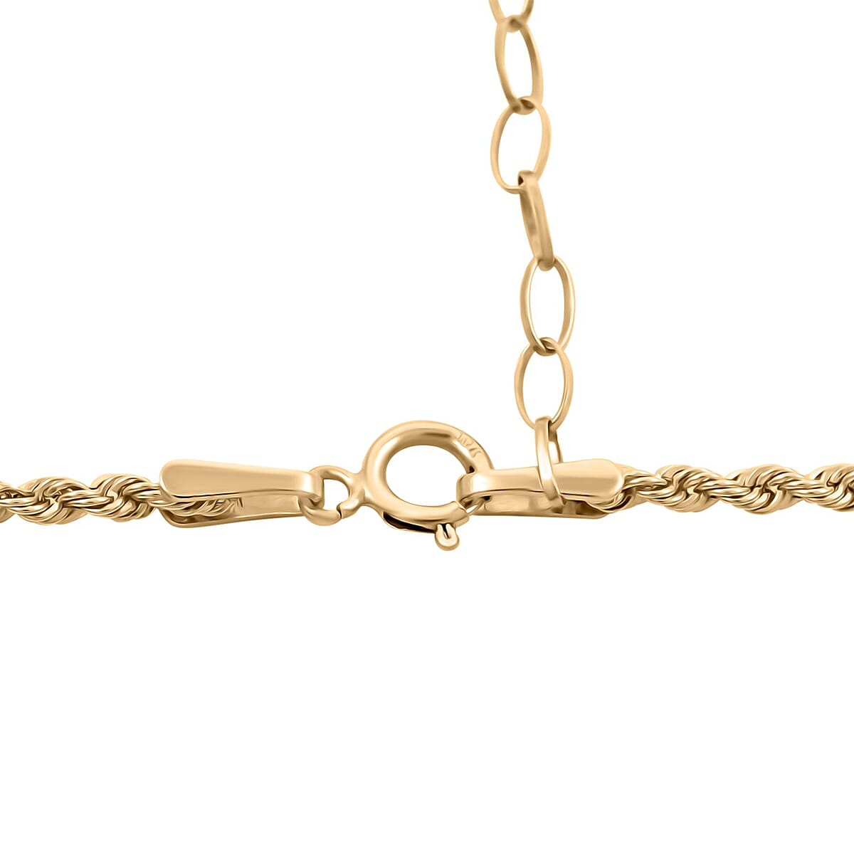 Maestro Gold Collection Italian 10K Yellow Gold Tassel Rope Necklace 18-20 Inches 2 Grams image number 3