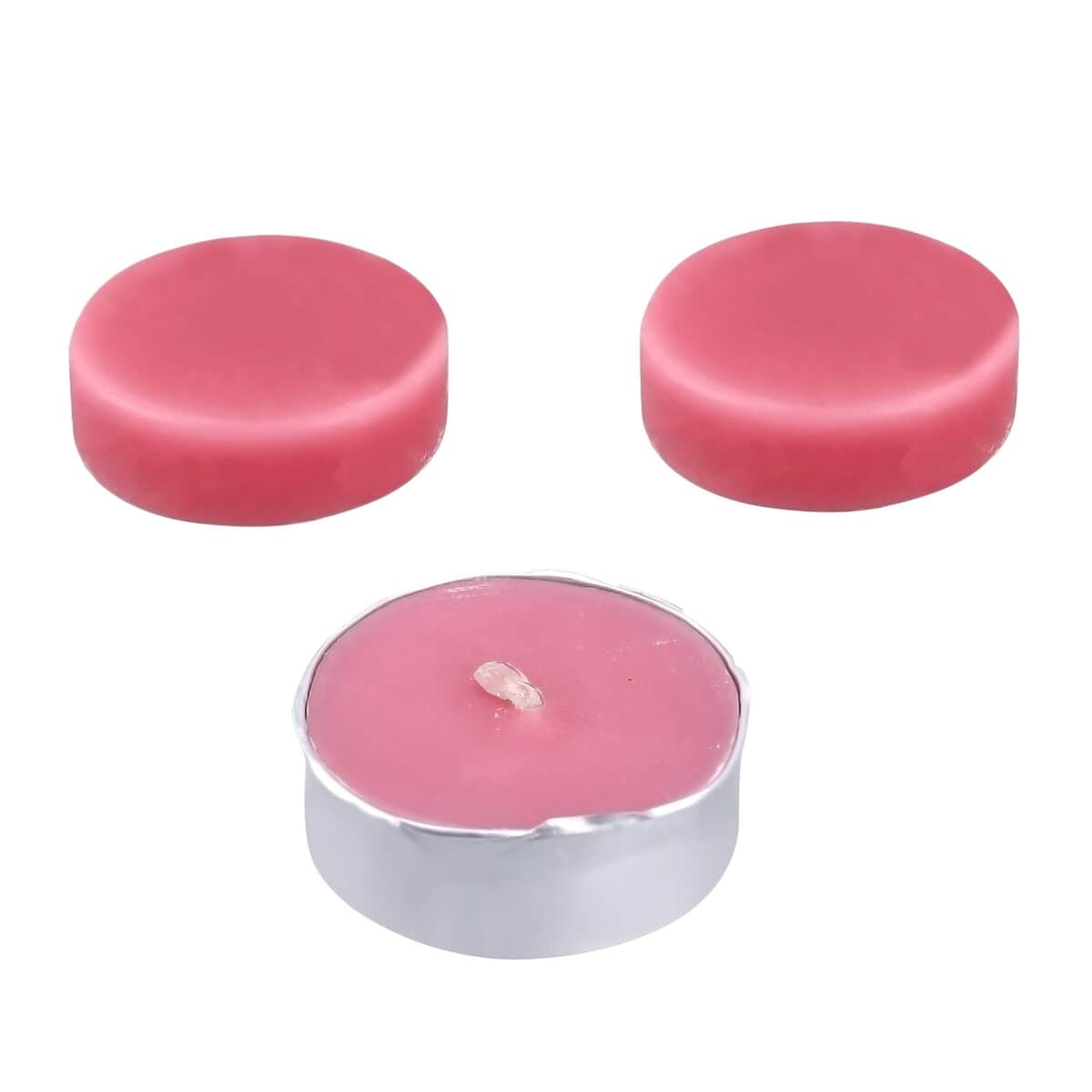 "Peacock Print Ceramic Wax Tart Burner Set  Fragrance: Frosted Vanilla Color: Pink Size: 3X3X7 Inches" image number 5
