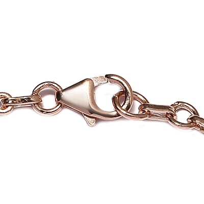 Marropino Morganite Bracelet in Vermeil Rose Gold Over Sterling Silver (7.25 In) 8.10 Grams 3.65 ctw