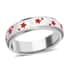 925 Sterling Silver Fidget Ring Spinner Ring Moon Star Anxiety Ring for Women Enameled Jewelry Birthday Gifts image number 0