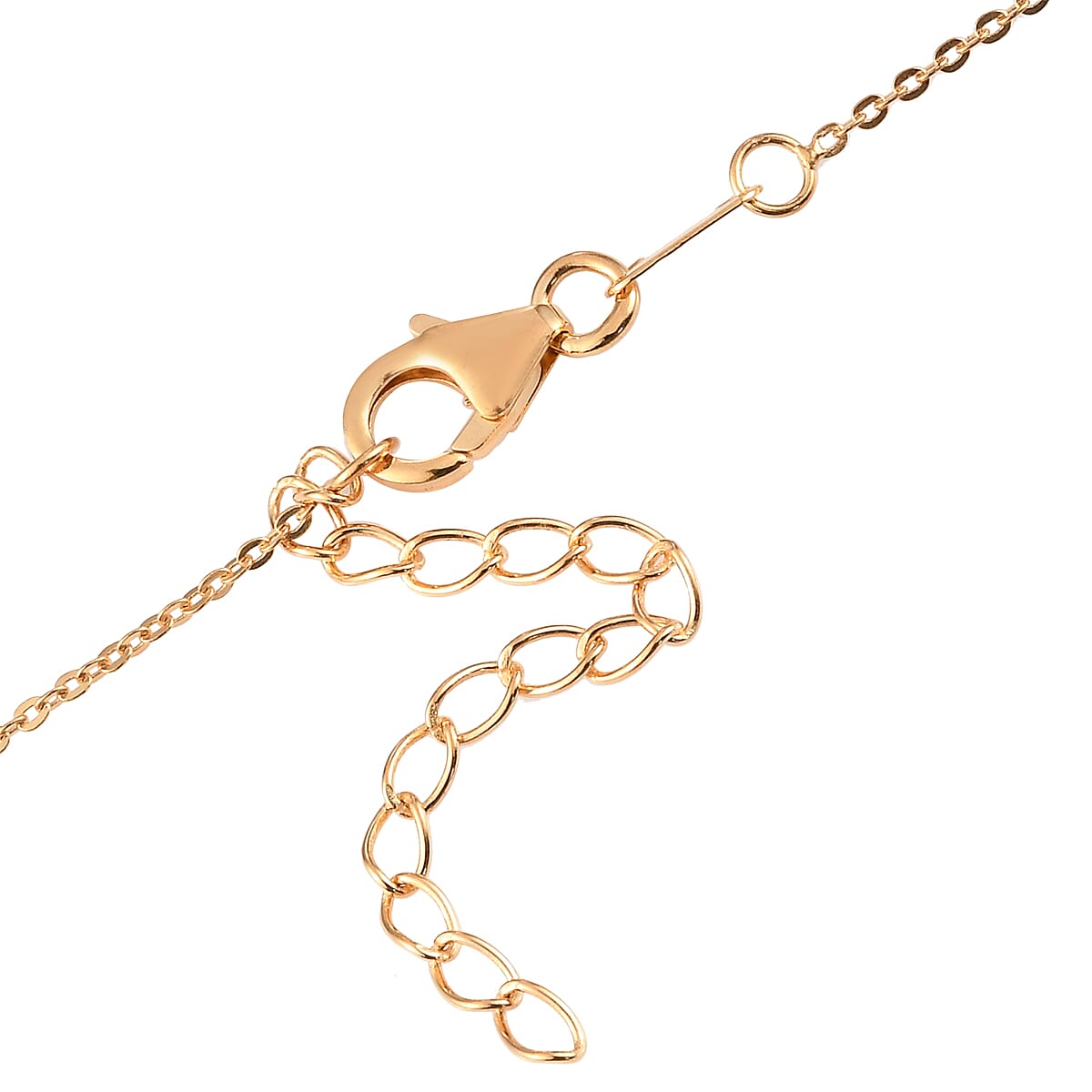 Lolos Exclusive Pick's Vermeil Yellow Gold Over Sterling Silver Initial E Necklace 18 Inches 3.90 Grams image number 4