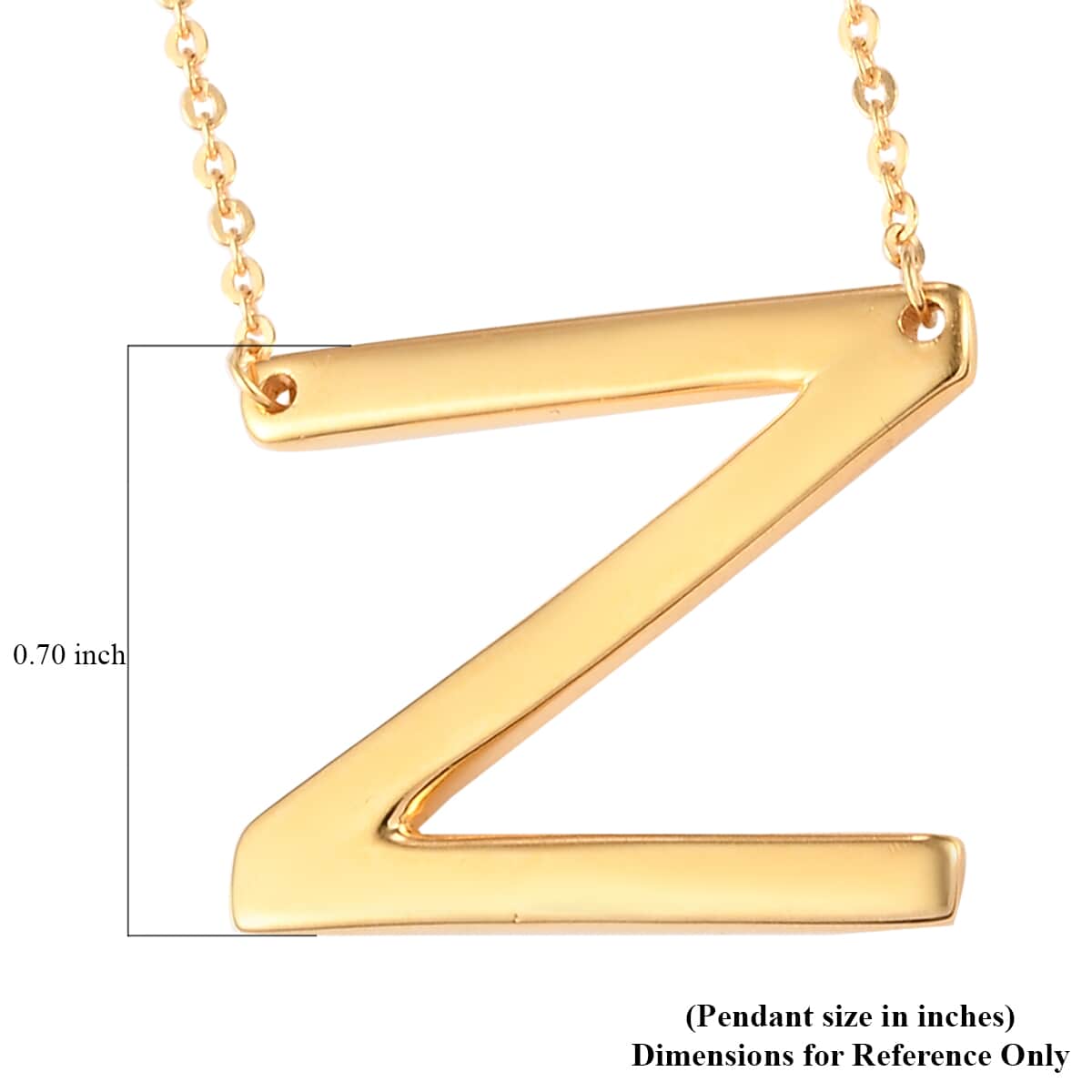 Lolos Exclusive Pick's Vermeil Yellow Gold Over Sterling Silver Initial N Necklace 18 Inches 4.20 Grams image number 5