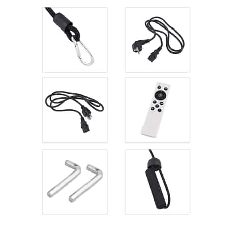 SoulSmart Whole Body Fitness Vibration Platform with Resistance Bands, Remote, & USB Speaker (200 W) Black image number 5