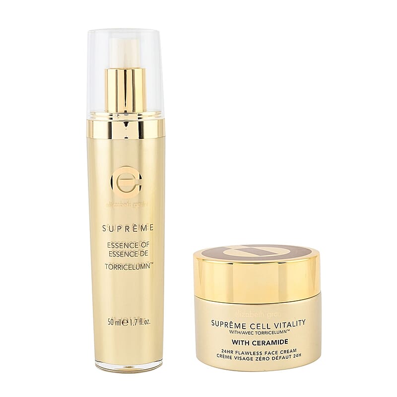Elizabeth Grant Supreme Of Essence Torricelumn and Face Cream with Ceramide , Ant-Aging , Anti-Wrinkle , Face Moisturizer , Skincare