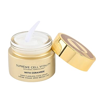 Elizabeth Grant Supreme Of Essence Torricelumn and Face Cream with Ceramide , Ant-Aging , Anti-Wrinkle , Face Moisturizer , Skincare