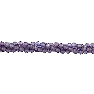 African Amethyst Beaded Bracelet in Sterling Silver (7.25 In) 30.00 ctw