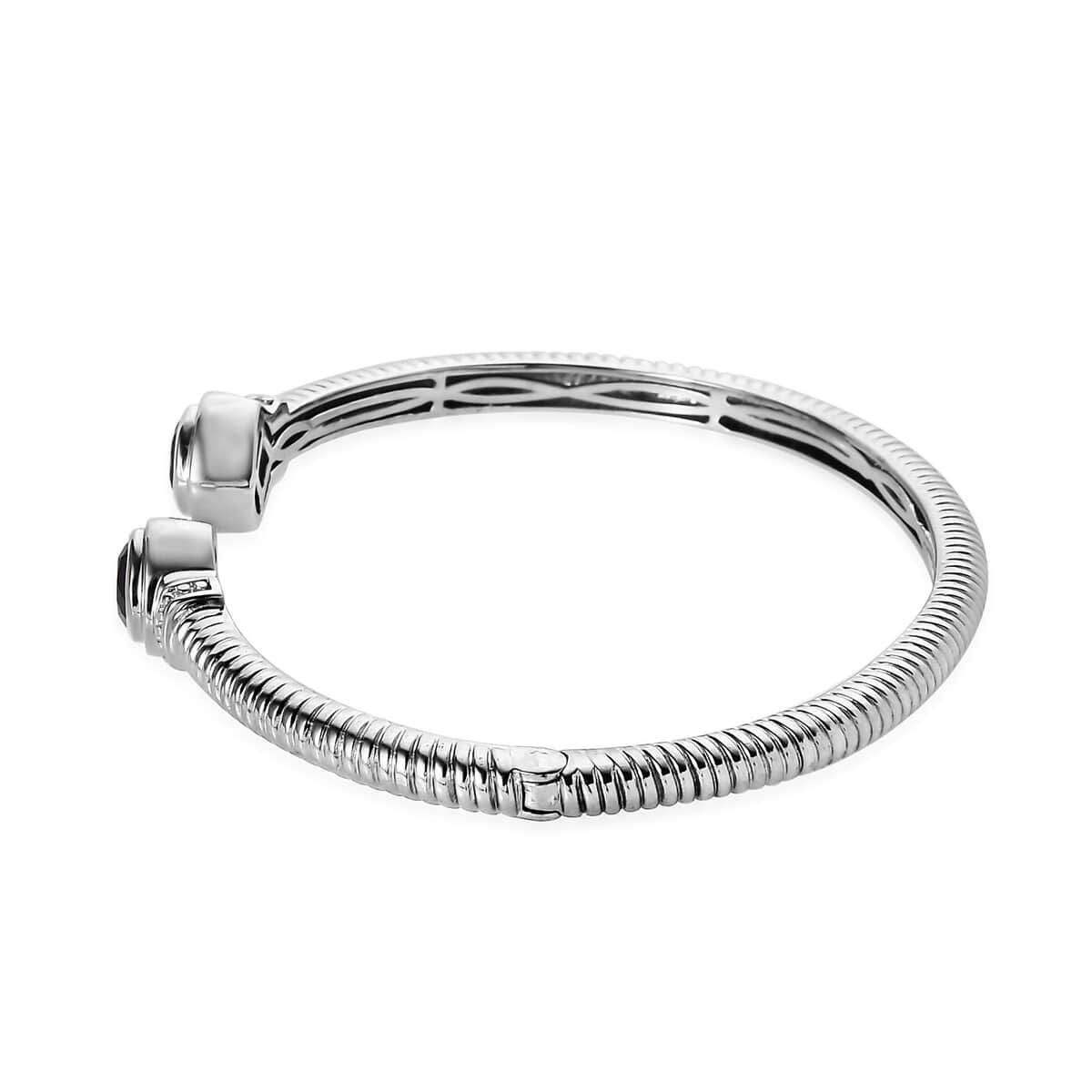 Karis Amethyst Cuff Bracelet in Platinum Bond (7.25 In) 2.85 ctw image number 3