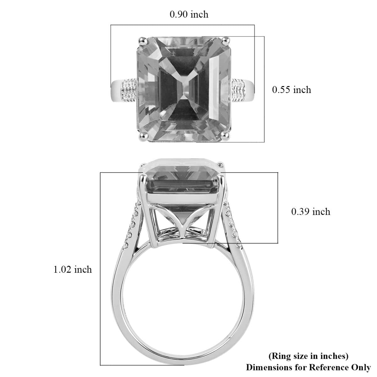 Certified & Appraised RHAPSODY 950 Platinum Asscher Cut AAAA Patroke Kunzite and E-F VS Diamond Ring (Size 7.0) 8.94 Grams 14.85 ctw image number 5