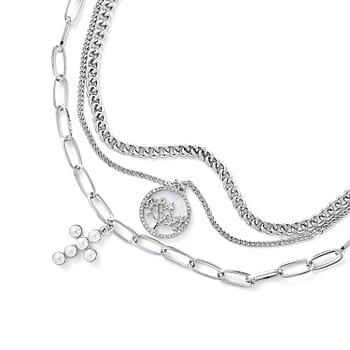 Tree of Life & Cross Charm - Product card gallery slide 4 (10176894468409)