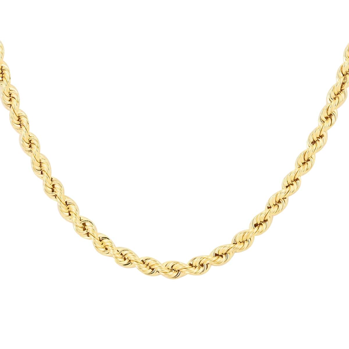 14K Yellow Gold 1.5mm Rope Necklace 22 Inches 1.70 Grams image number 0