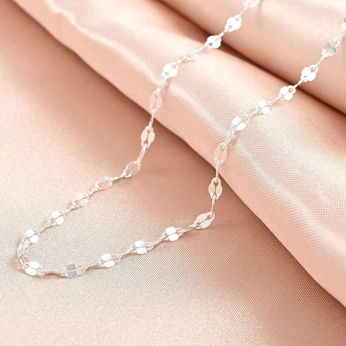 Italian Sterling Silver 2.1mm Necklace 24 Inches 3.10 Grams image number 1