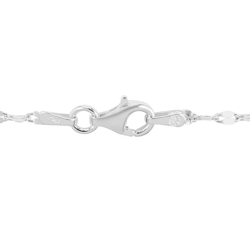Italian Sterling Silver 2.1mm Necklace 24 Inches 3.10 Grams
