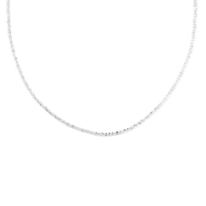 Italian Sterling Silver 1.15mm Roc Necklace 20 Inches 3 Grams