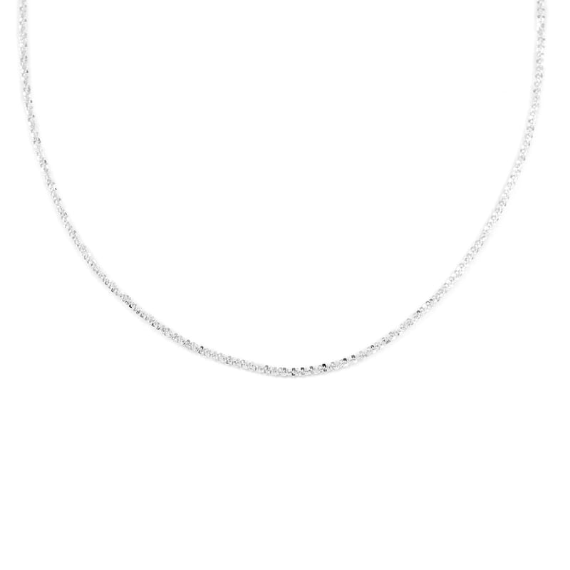 Italian Sterling Silver 1.15mm Roc Necklace 20 Inches 3 Grams