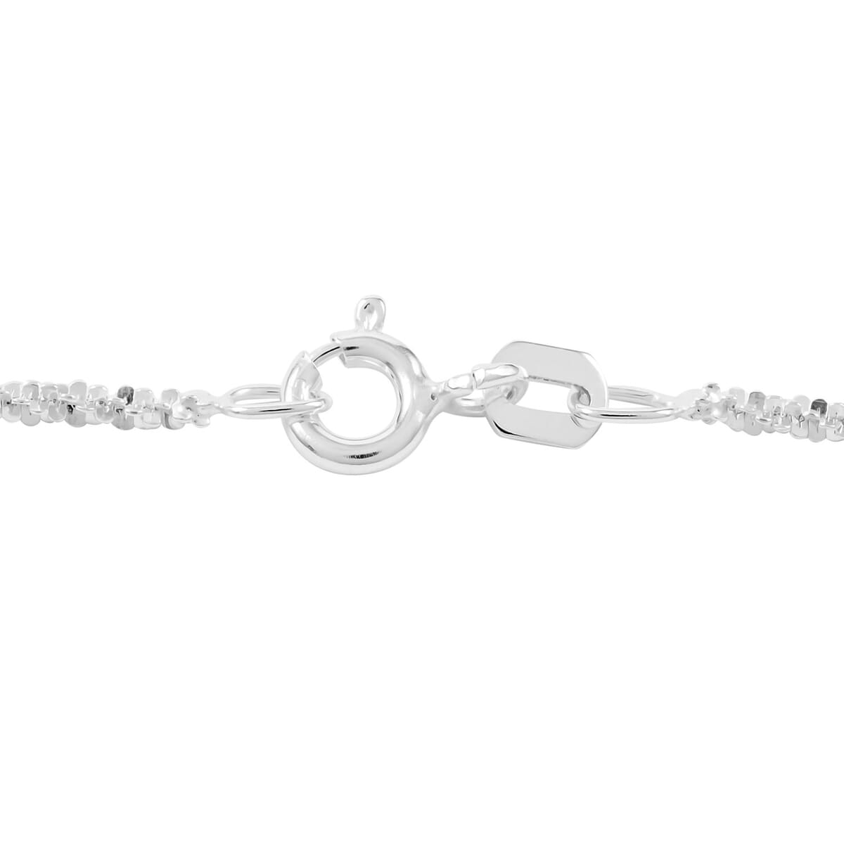 Italian Sterling Silver 1.15mm Roc Necklace 20 Inches 3 Grams image number 3