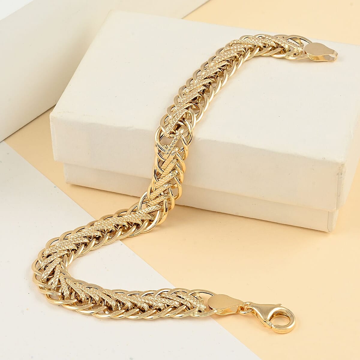 Maestro Gold Collection Italian 14K Yellow Gold Oval Link Bracelet (7.50 In) 5.20 Grams image number 1