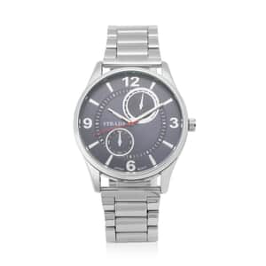 Strada Japanese Movement Watch with Stainless Steel Strap (6.50-8.25 Inches) (25.40 mm)