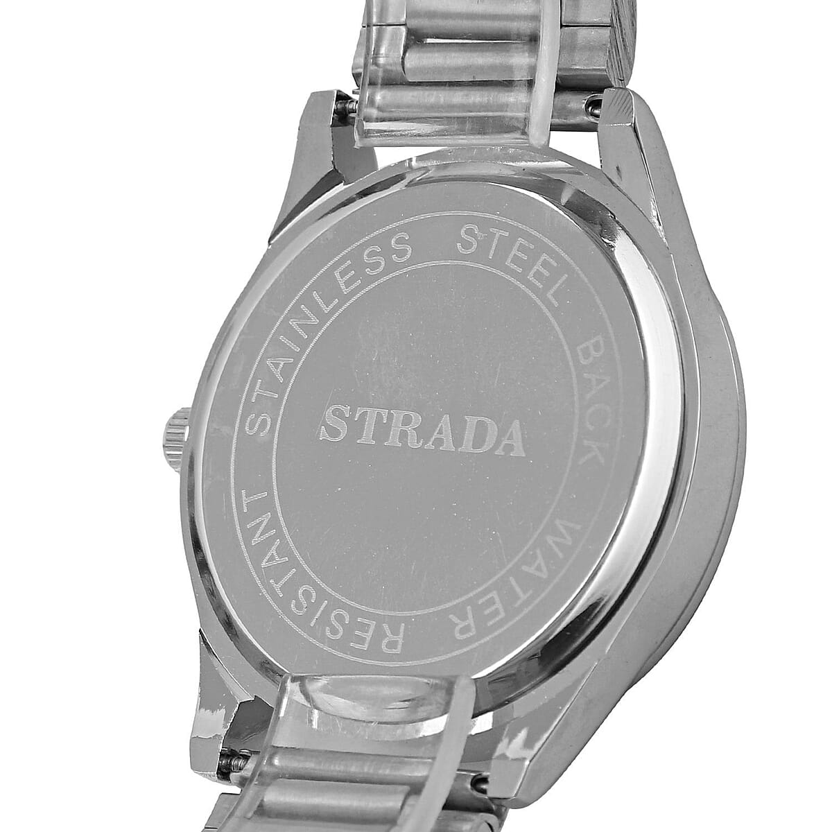 Strada Japanese Movement Watch with Stainless Steel Strap (6.50-8.25 Inches) (25.40 mm) image number 5