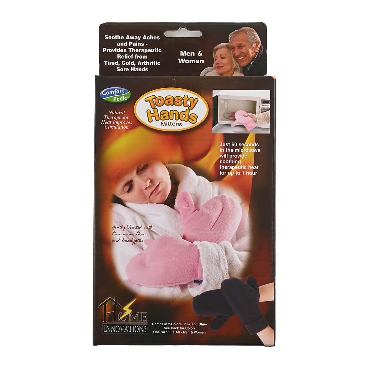 HOME INNOVATIONS Comfort Pedic Toasty Hands Mittens -Pink image number 4