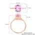 Certified Luxoro 14K Rose Gold AAA Martha Rocha Kunzite Solitaire Ring (Size 10.0) 3.00 ctw image number 5