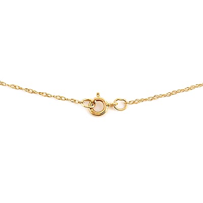 California Closeout Deal 10K Yellow Gold 4.5mm Rope Chain Necklace 18 Inches 7 Grams