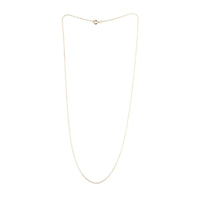 California Closeout Deal 10K Yellow Gold 4.5mm Rope Chain Necklace 18 Inches 7 Grams