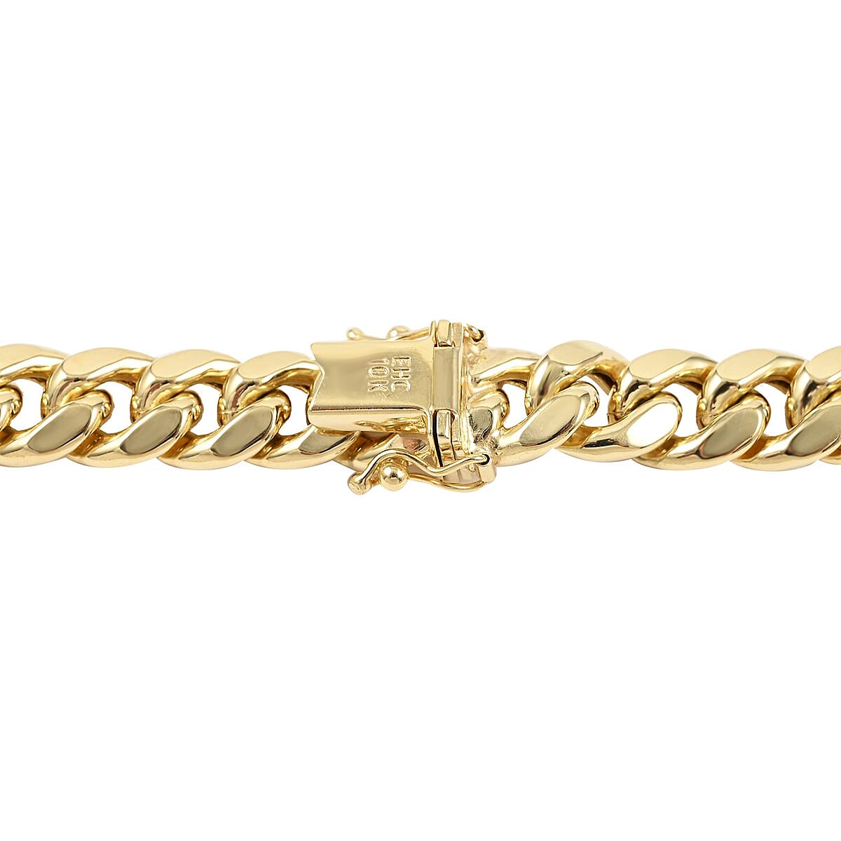 California Closeout Deal 10K Yellow Gold 5.8mm Miami Cuban Chain Necklace 22 Inches 18.4 Grams image number 3