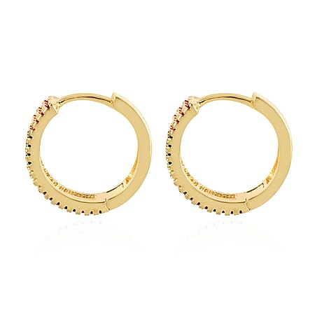 Yellow Gold / Multi Color Cubic Zirconia / Pure Brass - Product card gallery slide 4 (10176896172345)